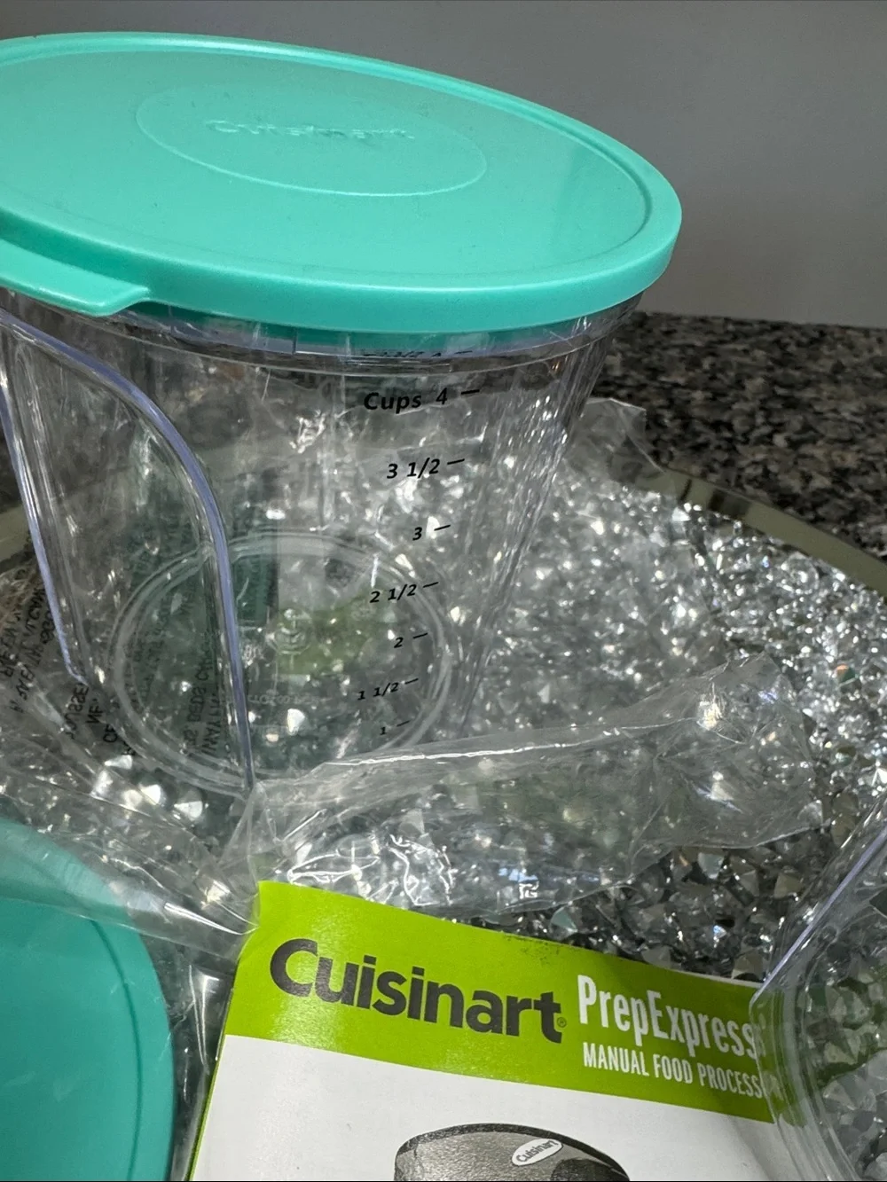 Cuisinart Turquoise PrepExpress Food Prep Set with Spatula NEW